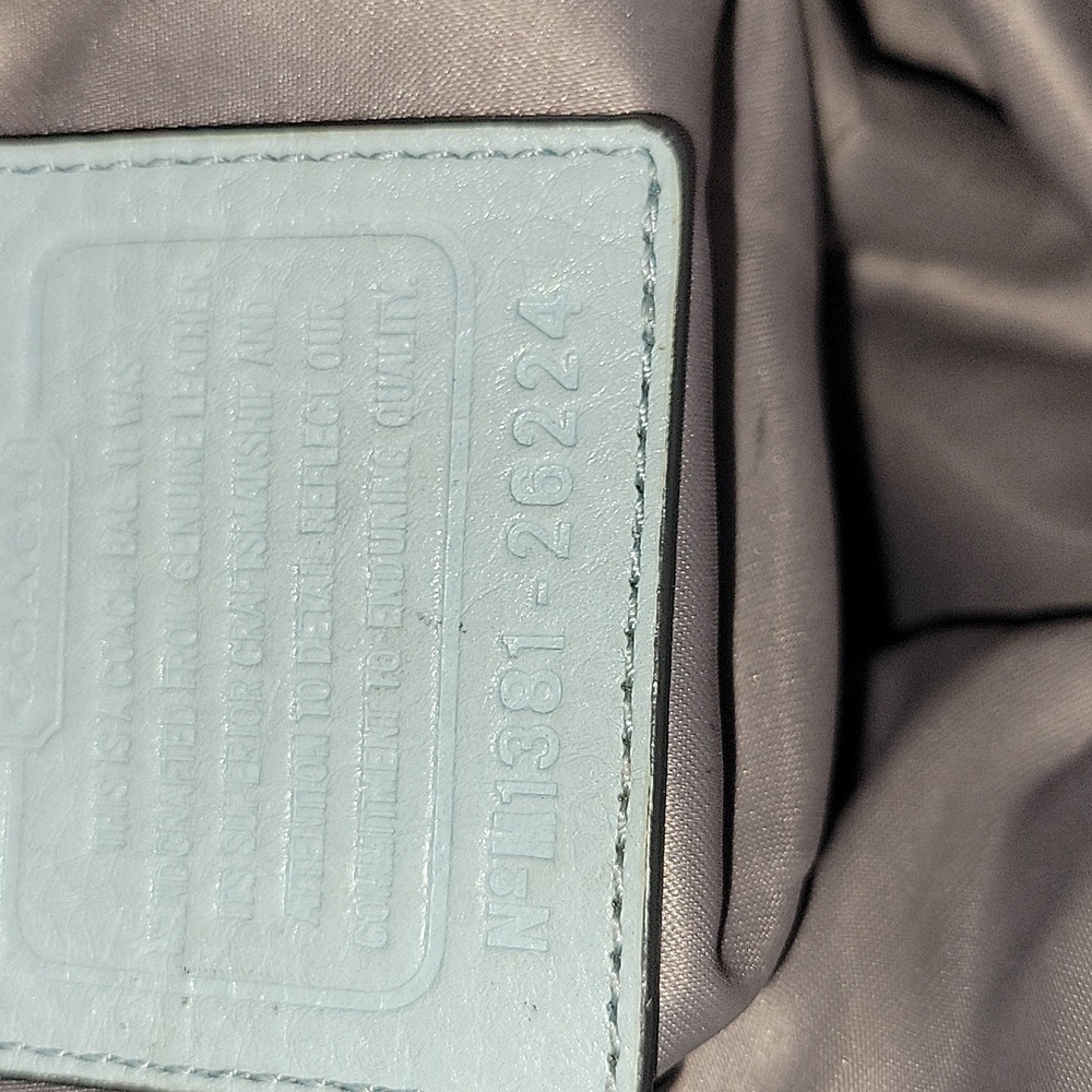 Coach Light Blue Shoulder Bag - Picture 15 of 15